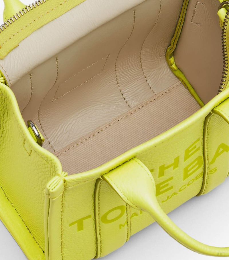 Marc Jacobs | The Leather Mini Tote Bag - Limoncello