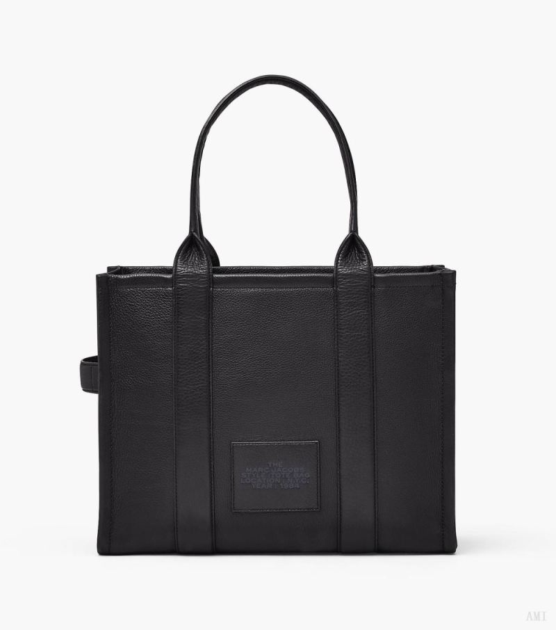 Marc Jacobs | The Leather Large Tote Bag - Black