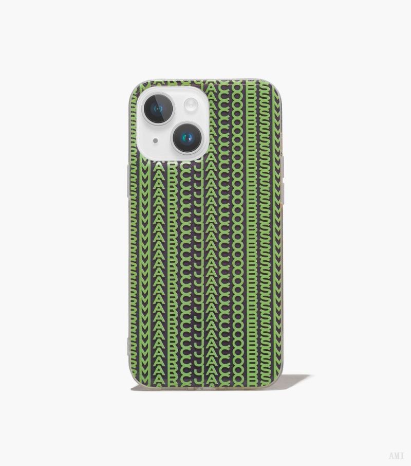 Marc Jacobs | The Monogram Iphone Case 14 - Grey/Fluro Green