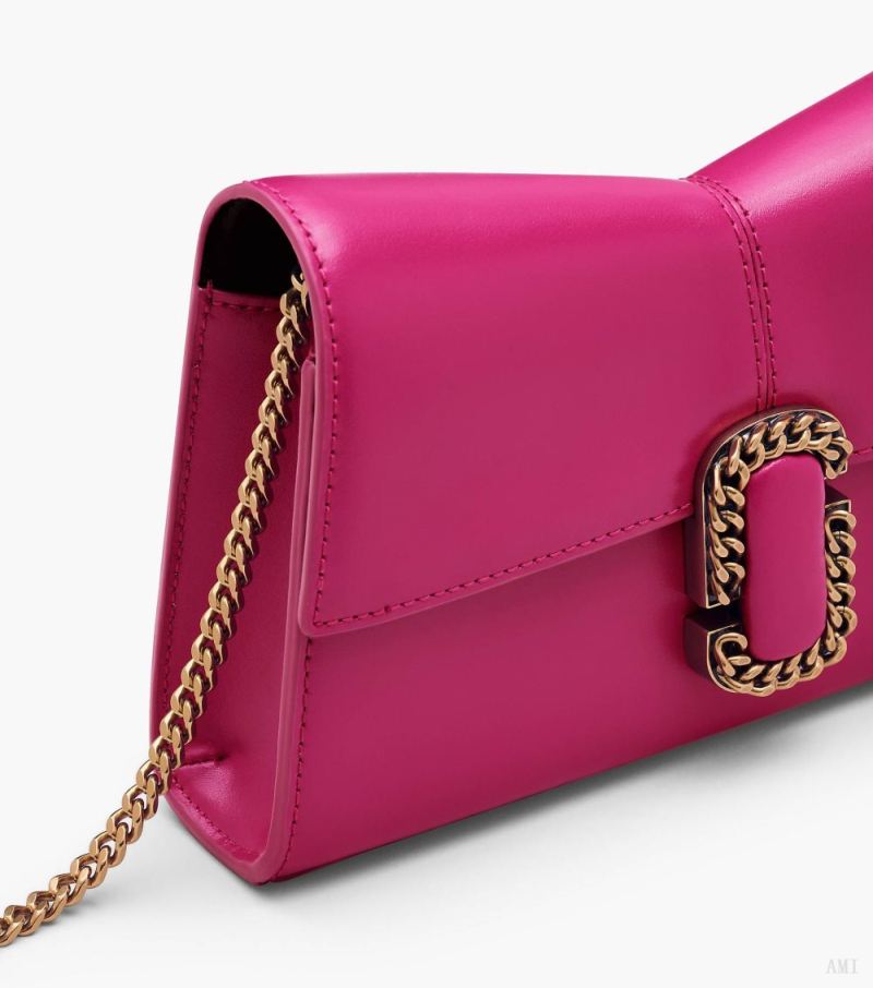 Marc Jacobs | The St. Marc Chain Wallet - Lipstick Pink