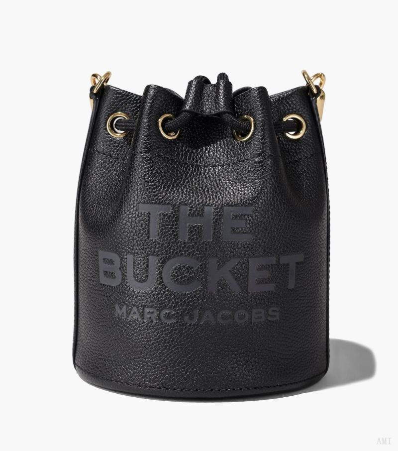 Marc Jacobs | The Leather Bucket Bag - Black