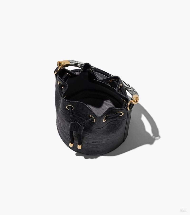 Marc Jacobs | The Leather Bucket Bag - Black