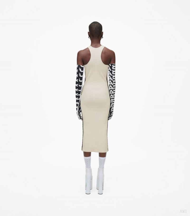 Marc Jacobs | The Logo Racer Dress - Ivory/Black