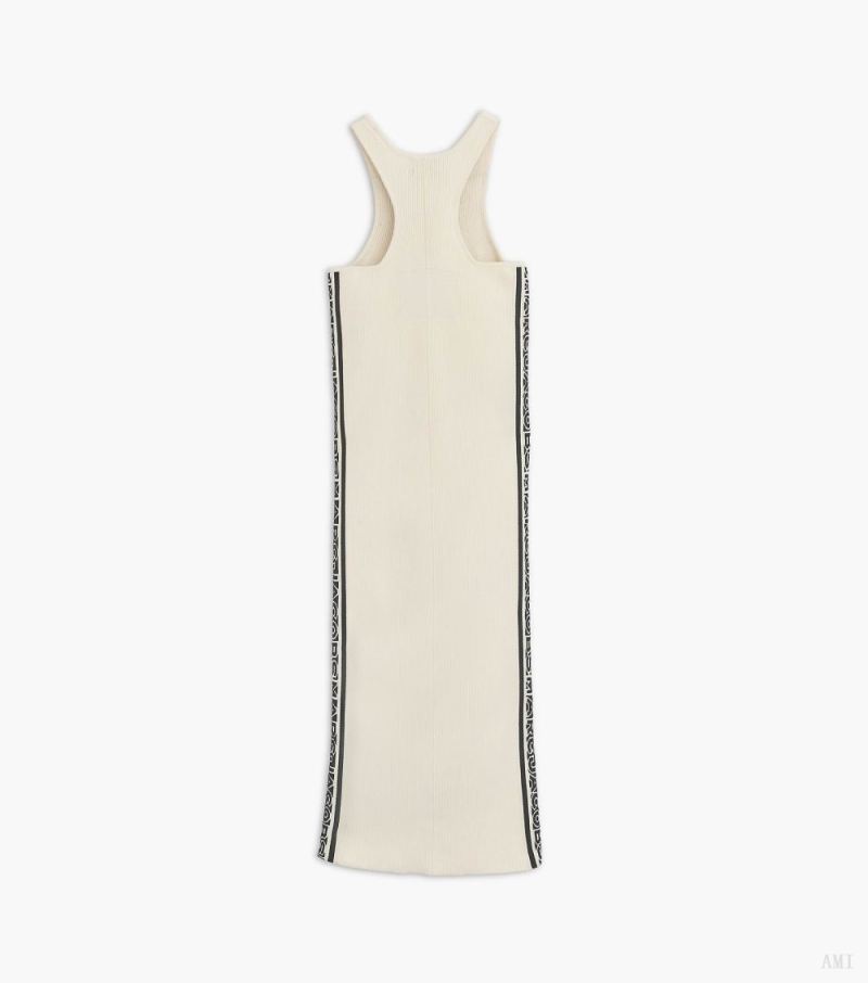 Marc Jacobs | The Logo Racer Dress - Ivory/Black