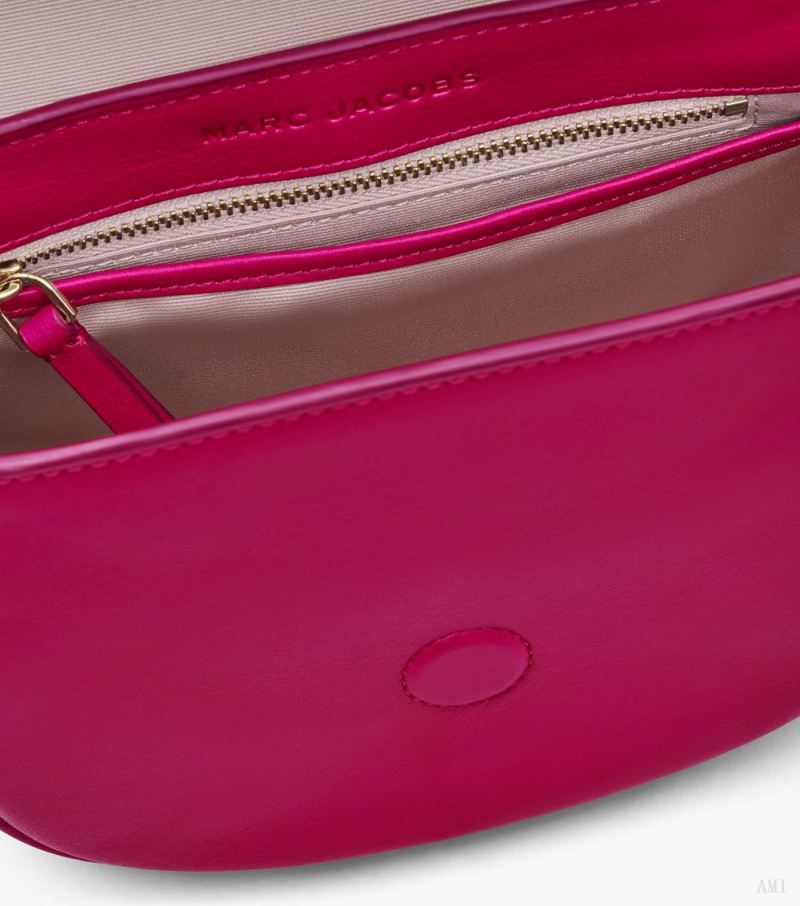 Marc Jacobs | The J Marc Small Saddle Bag - Lipstick Pink