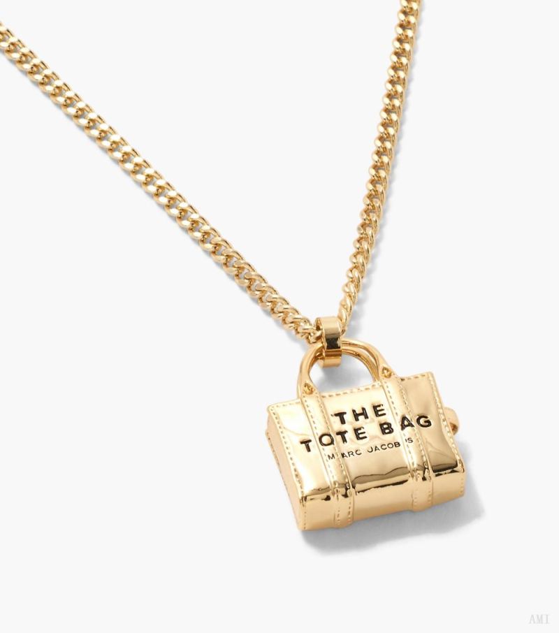 Marc Jacobs | The Tote Bag Necklace - Light Antique Gold