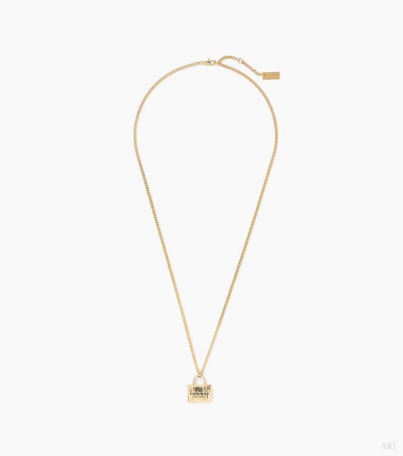 Marc Jacobs | The Tote Bag Necklace - Light Antique Gold