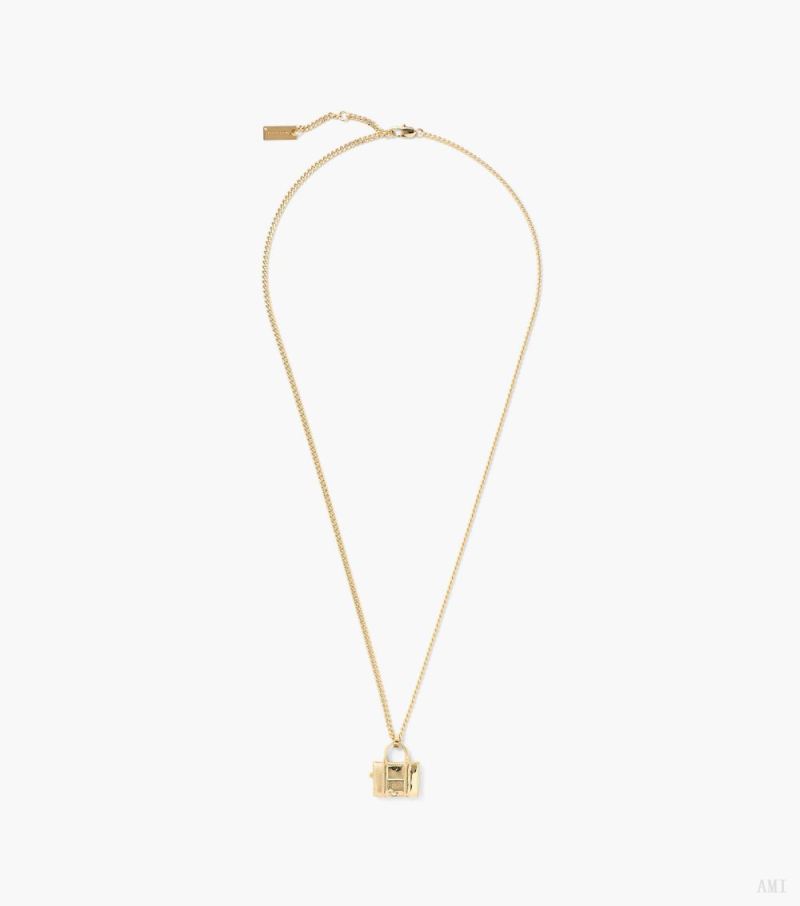 Marc Jacobs | The Tote Bag Necklace - Light Antique Gold