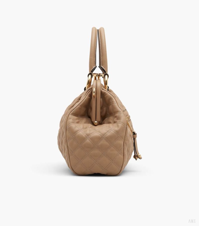 Marc Jacobs | Re-Edition Quilted Leather Stam Bag - Camel