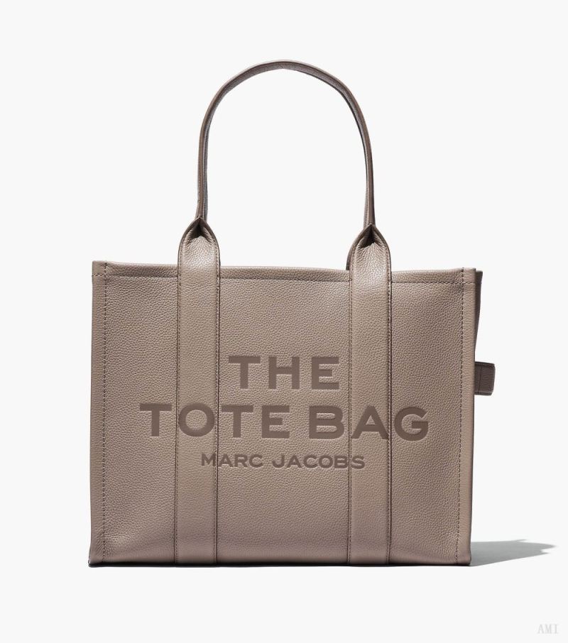 Marc Jacobs | The Leather Large Tote Bag - Cement