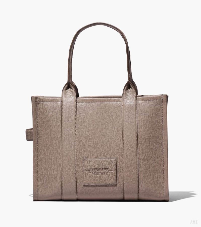 Marc Jacobs | The Leather Large Tote Bag - Cement