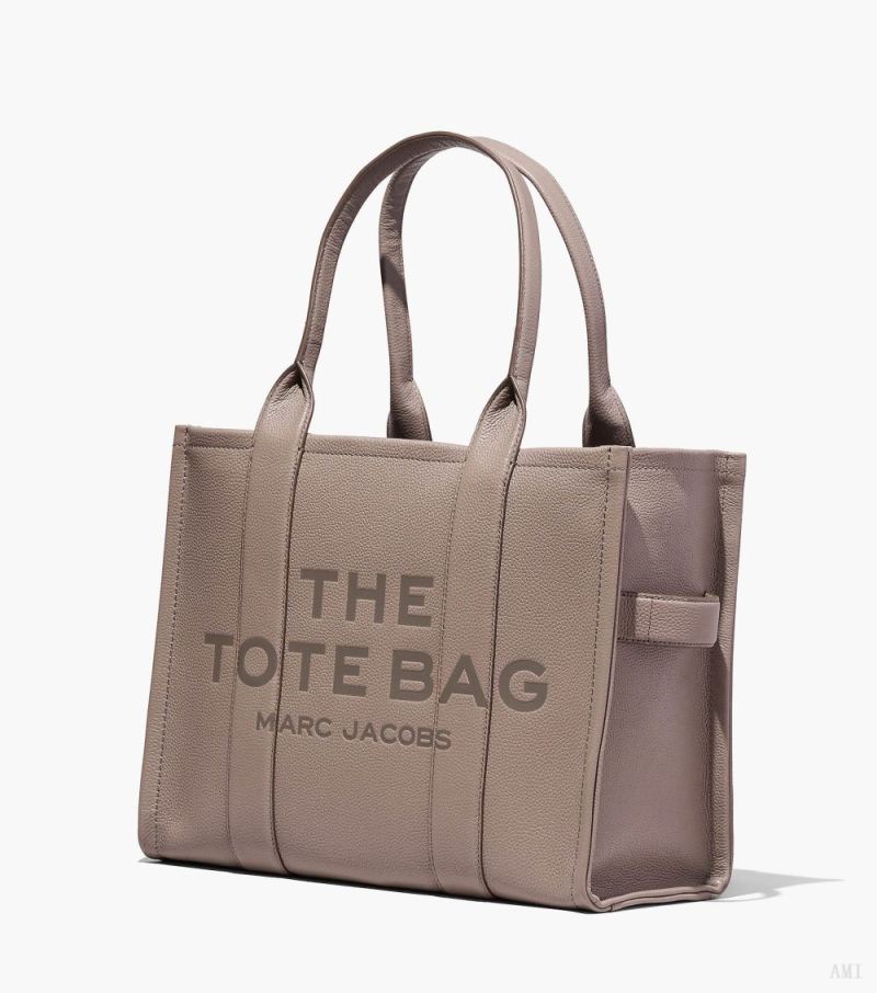 Marc Jacobs | The Leather Large Tote Bag - Cement