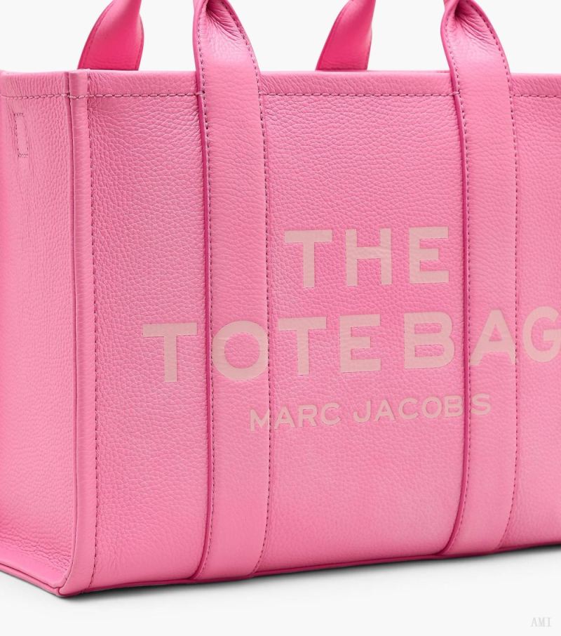 Marc Jacobs | The Leather Medium Tote Bag - Petal Pink