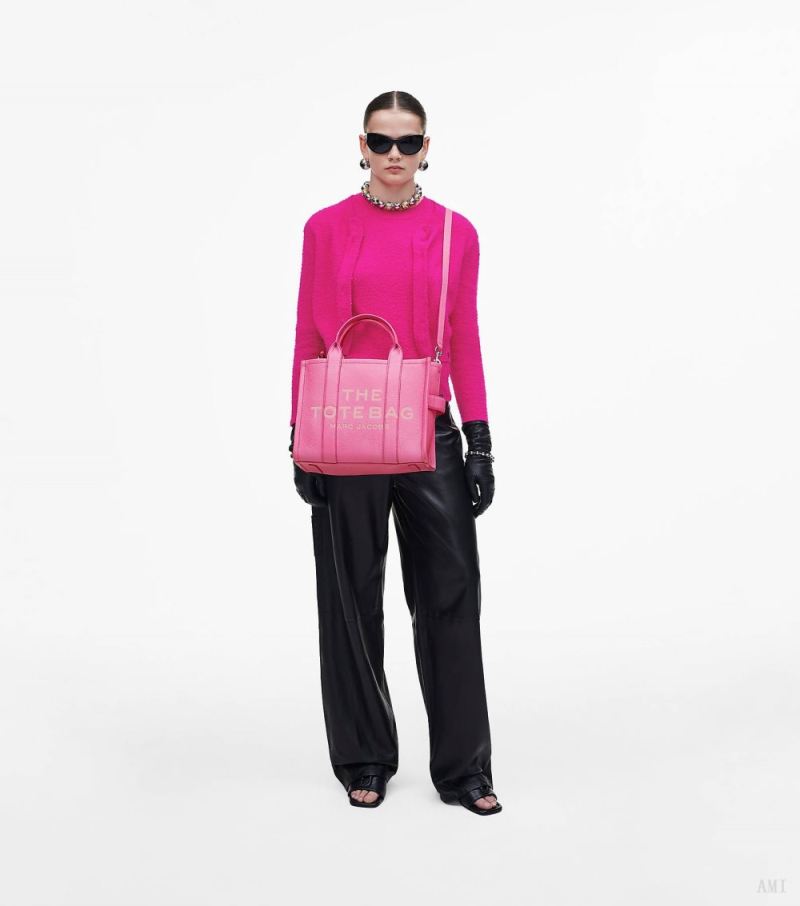 Marc Jacobs | The Leather Medium Tote Bag - Petal Pink