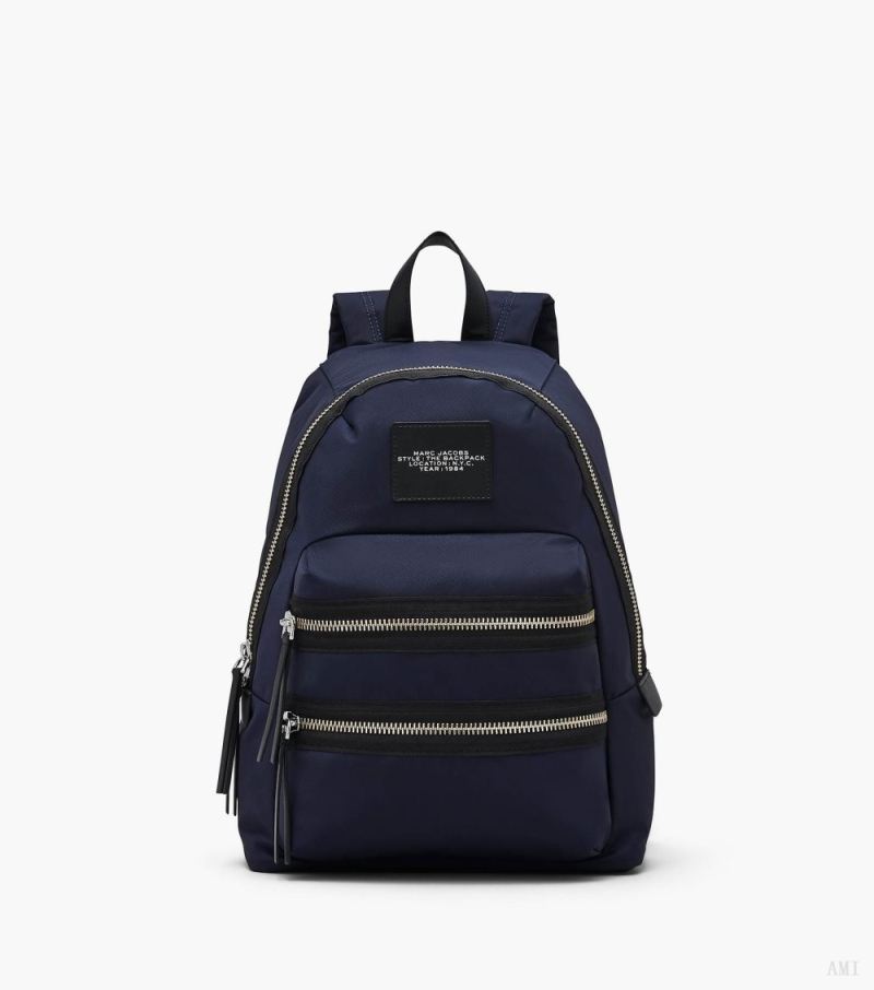 Marc Jacobs | The Biker Nylon Medium Backpack - Midnight Blue - Click Image to Close