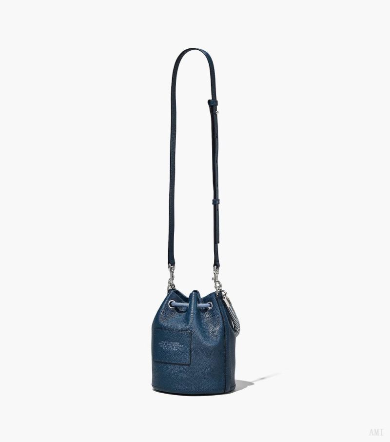 Marc Jacobs | The Leather Bucket Bag - Blue Sea