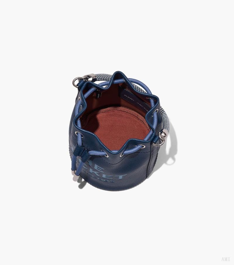 Marc Jacobs | The Leather Bucket Bag - Blue Sea