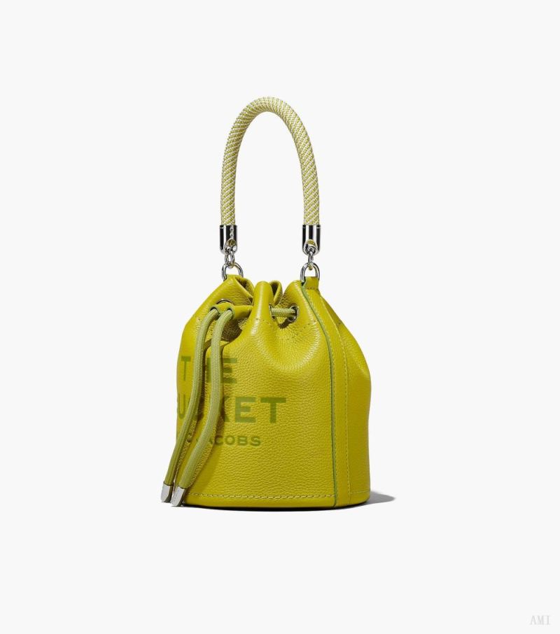 Marc Jacobs | The Leather Bucket Bag - Citronelle