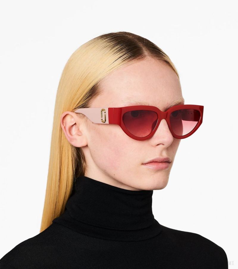 Marc Jacobs | The J Marc Cat Eye Sunglasses - Red