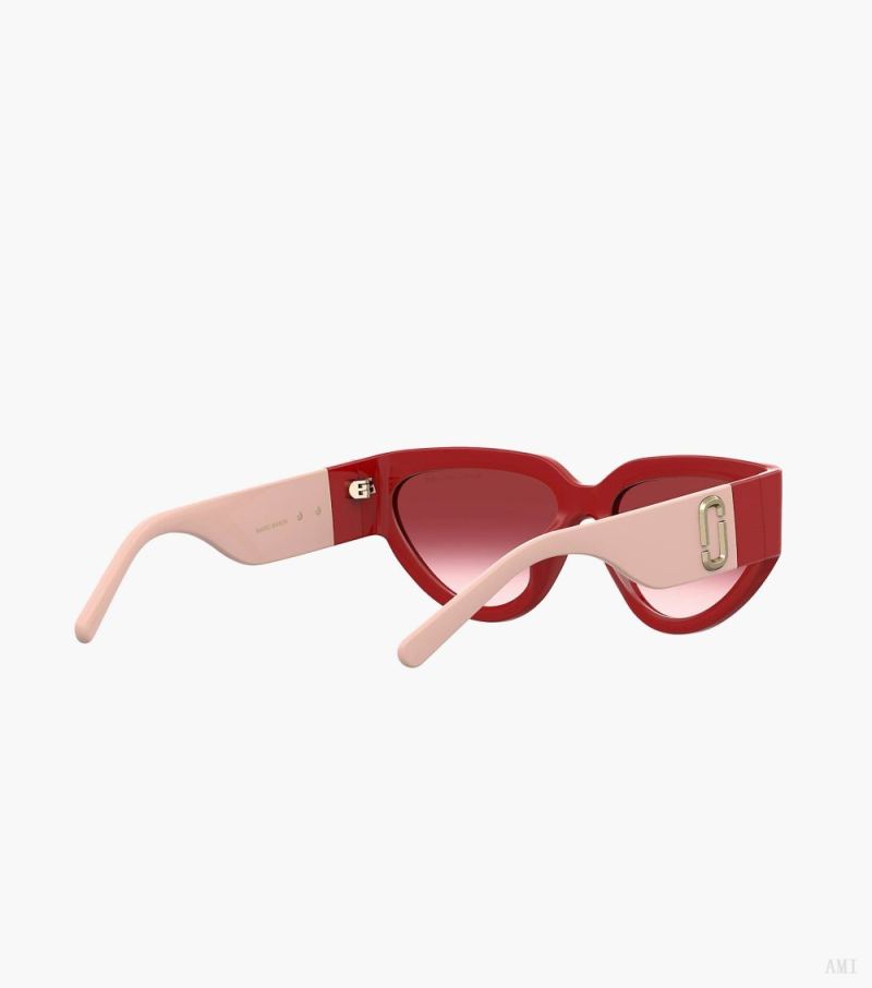 Marc Jacobs | The J Marc Cat Eye Sunglasses - Red