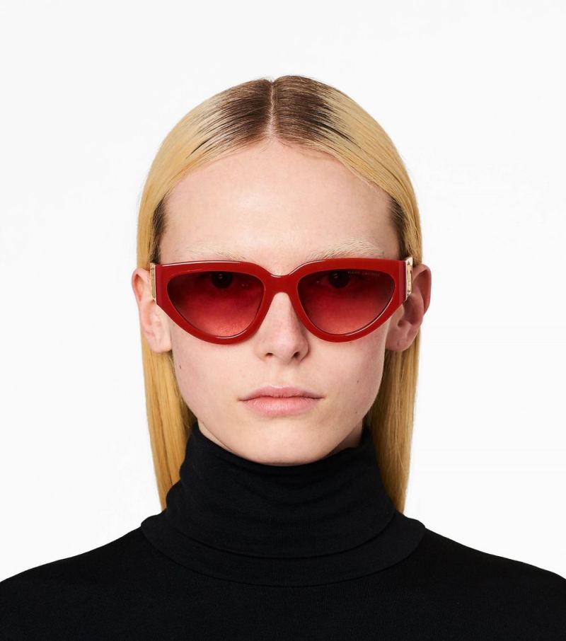 Marc Jacobs | The J Marc Cat Eye Sunglasses - Red