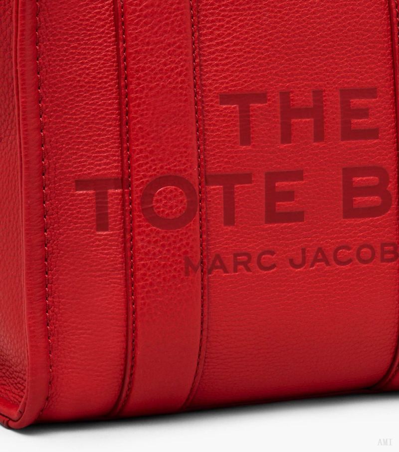 Marc Jacobs | The Leather Small Tote Bag - True Red