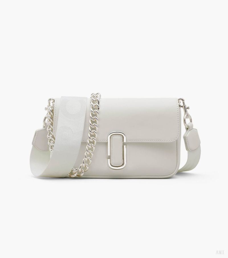 Marc Jacobs | The J Marc Soft Shoulder Bag - White/Silver