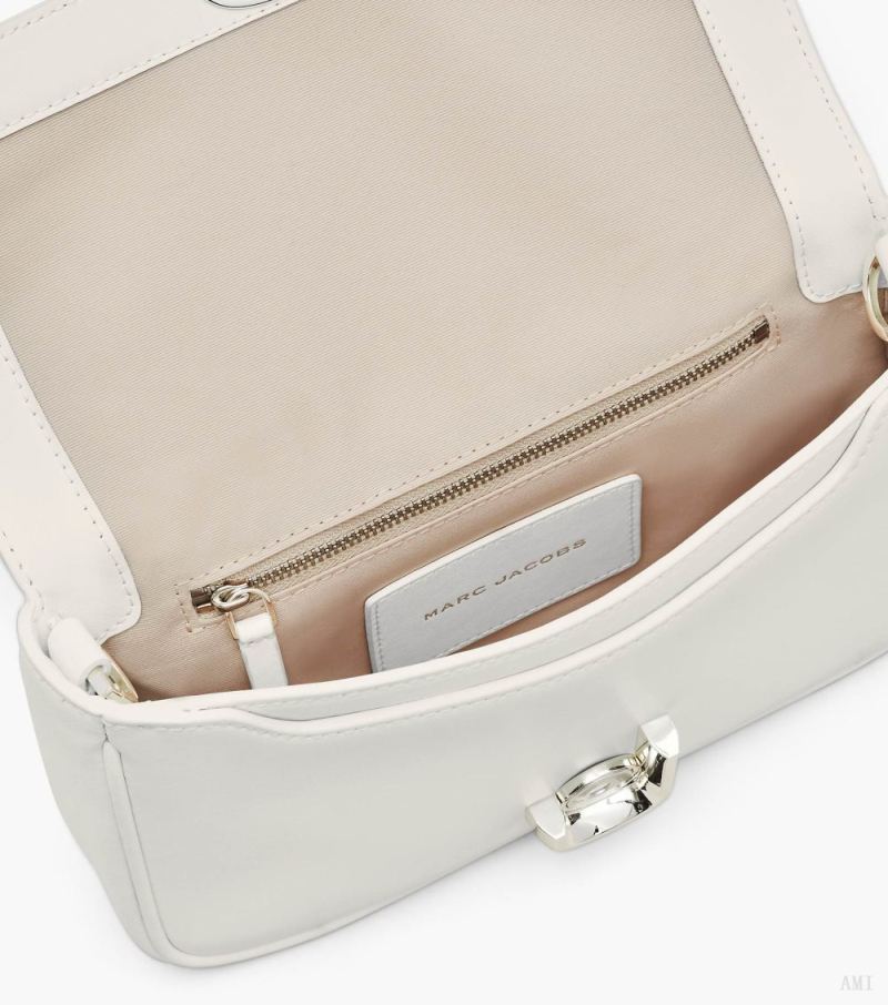 Marc Jacobs | The J Marc Soft Shoulder Bag - White/Silver