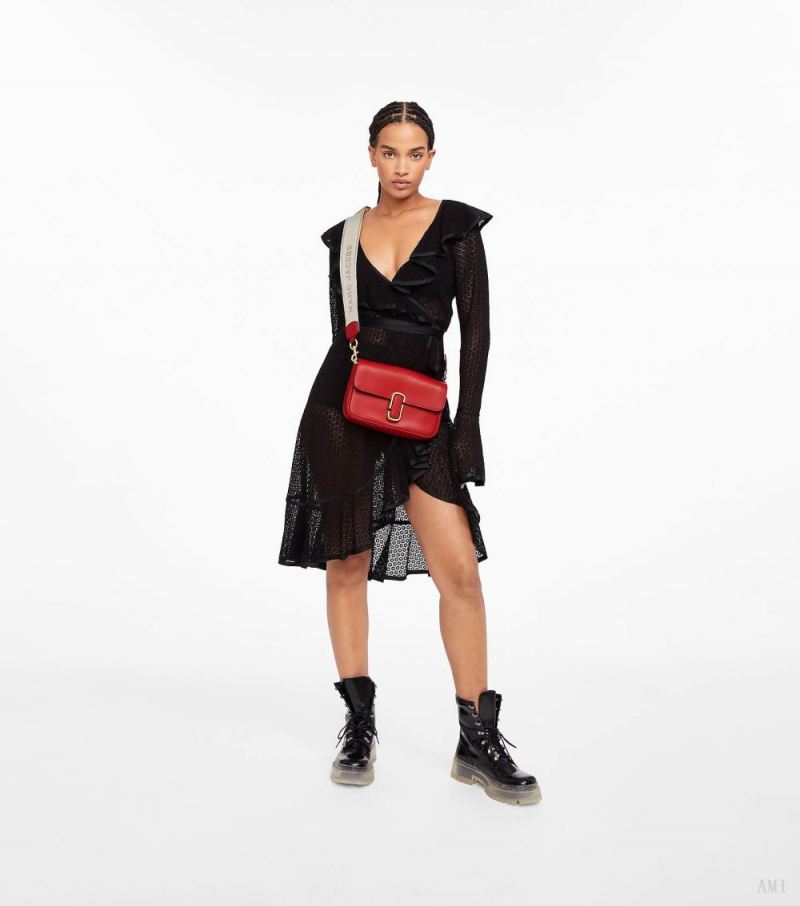 Marc Jacobs | The J Marc Soft Shoulder Bag - True Red