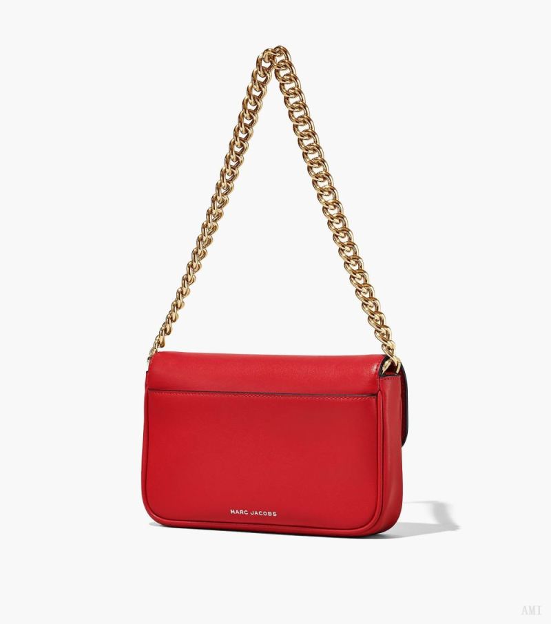 Marc Jacobs | The J Marc Soft Shoulder Bag - True Red