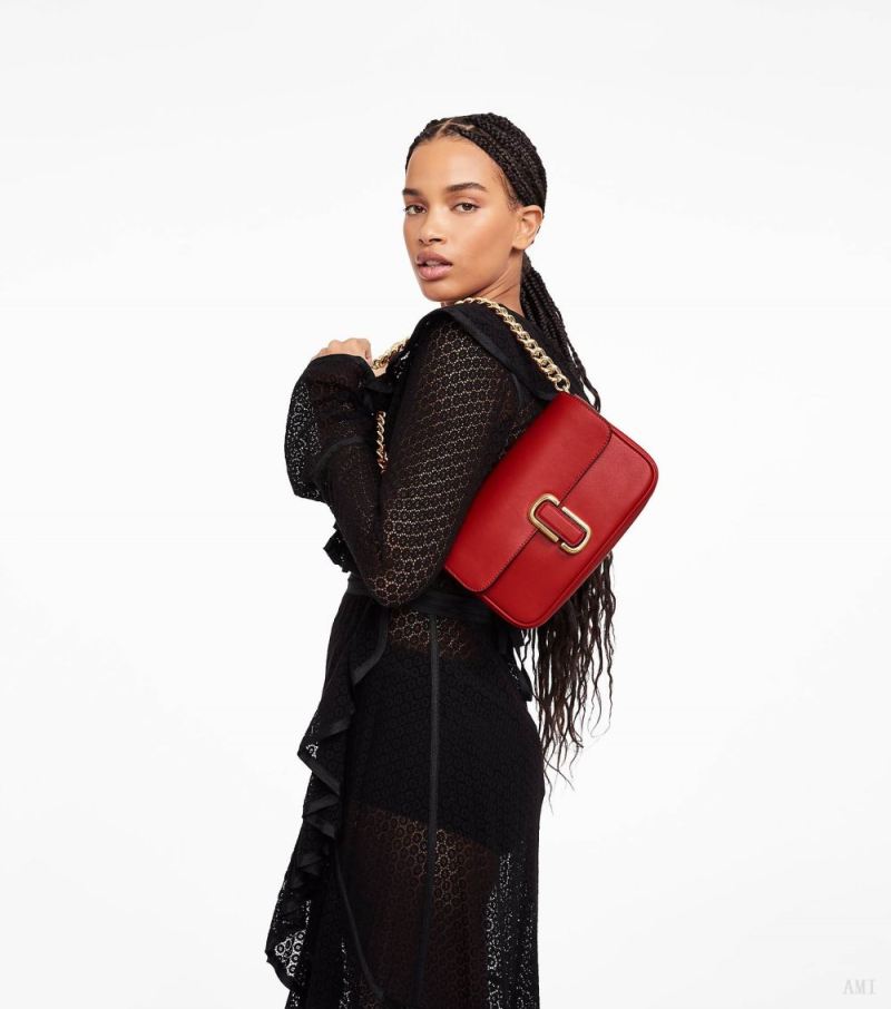 Marc Jacobs | The J Marc Soft Shoulder Bag - True Red