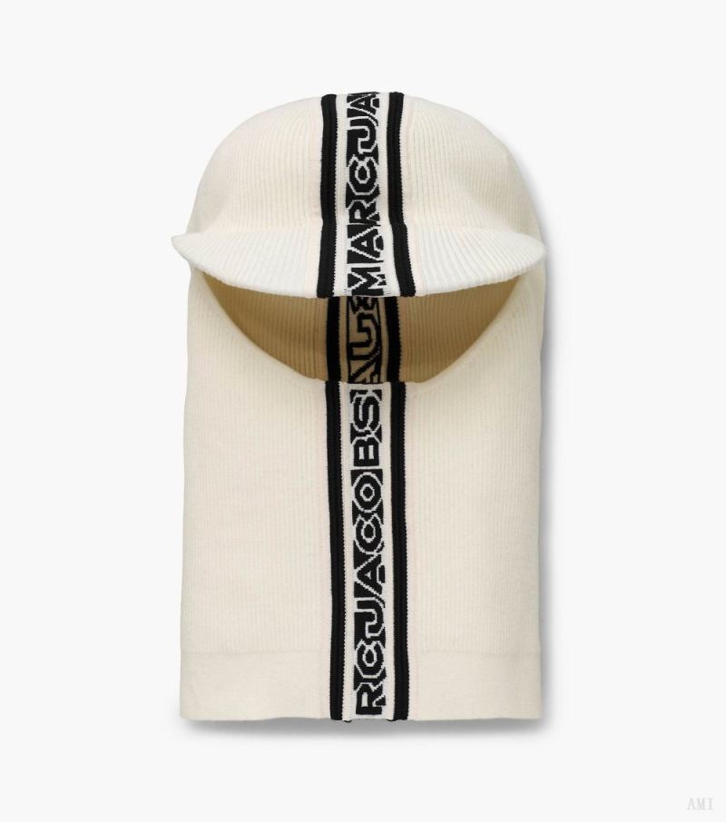 Marc Jacobs | The Brimmed Balaclava - Ivory/Black - Click Image to Close