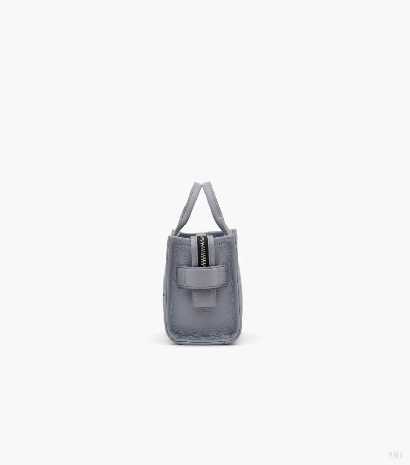 Marc Jacobs | The Leather Mini Tote Bag - Wolf Grey