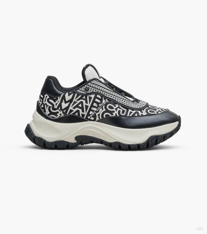 Marc Jacobs | The Monogram Lazy Runner - Black/White