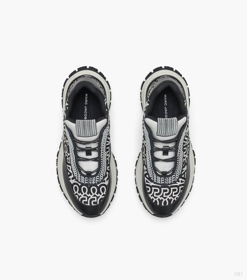 Marc Jacobs | The Monogram Lazy Runner - Black/White