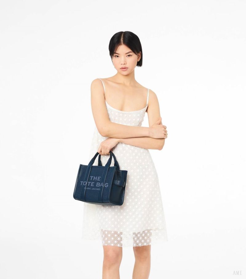 Marc Jacobs | The Leather Small Tote Bag - Blue Sea