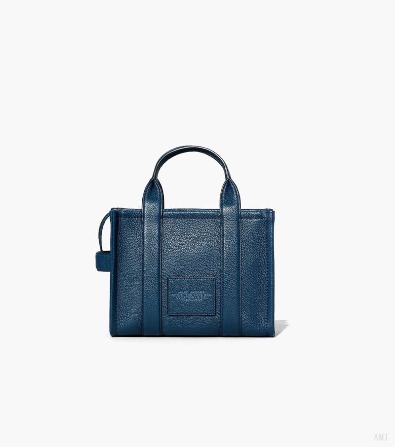 Marc Jacobs | The Leather Small Tote Bag - Blue Sea