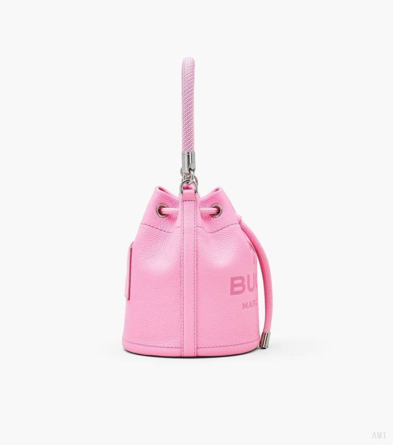 Marc Jacobs | The Leather Bucket Bag - Fluro Candy Pink