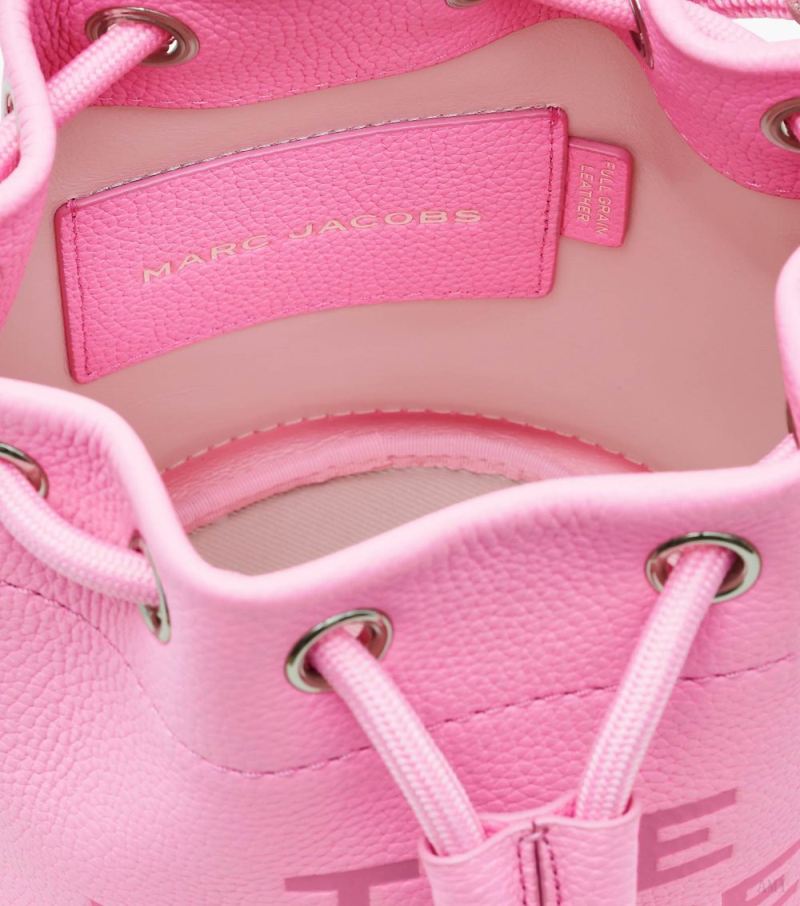 Marc Jacobs | The Leather Bucket Bag - Fluro Candy Pink