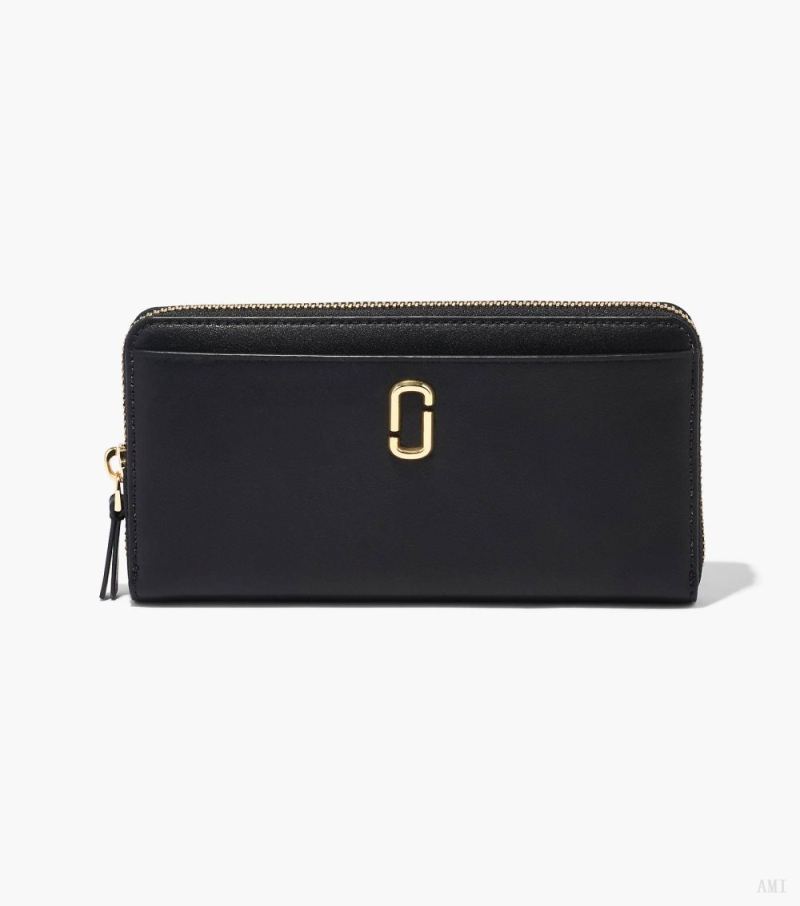 Marc Jacobs | The J Marc Continental Wallet - Black - Click Image to Close