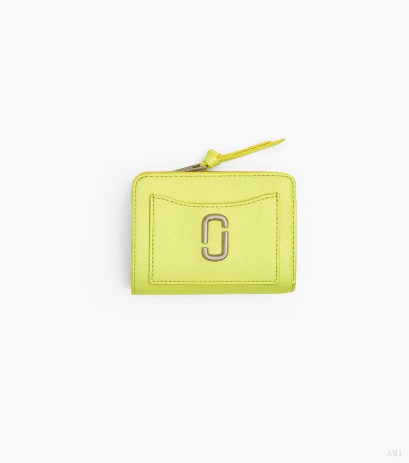 Marc Jacobs | The Utility Snapshot Mini Compact Wallet - Limoncello - Click Image to Close