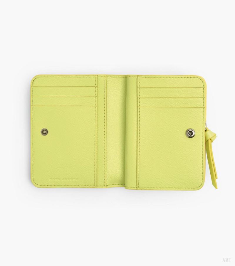 Marc Jacobs | The Utility Snapshot Mini Compact Wallet - Limoncello