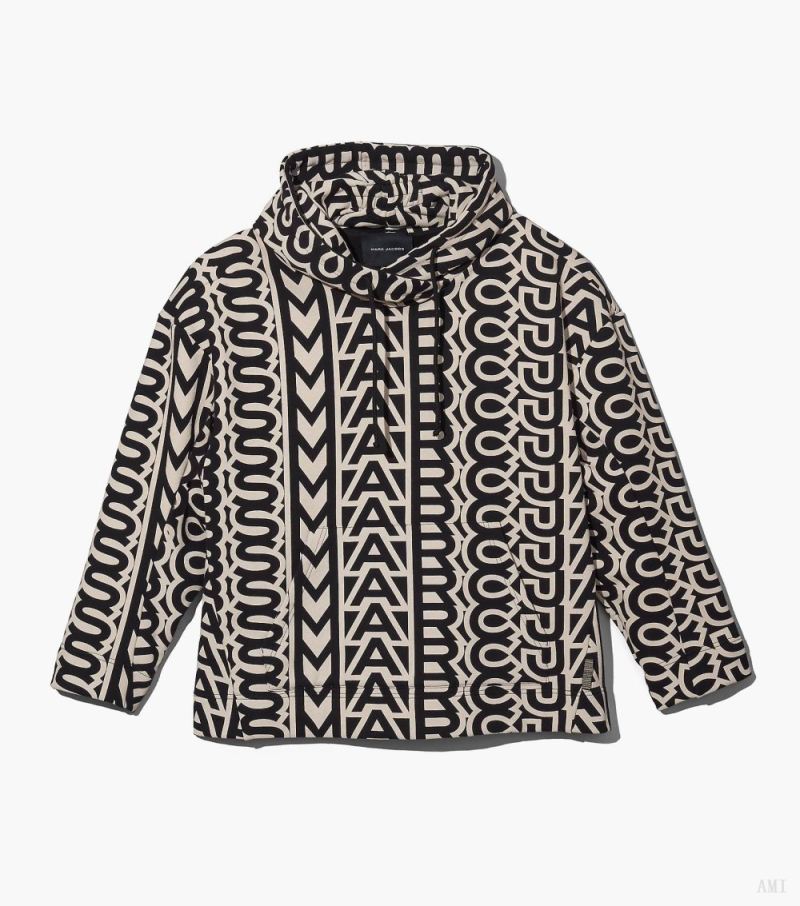 Marc Jacobs | The Monogram Oversized Hoodie - Black/Ivory