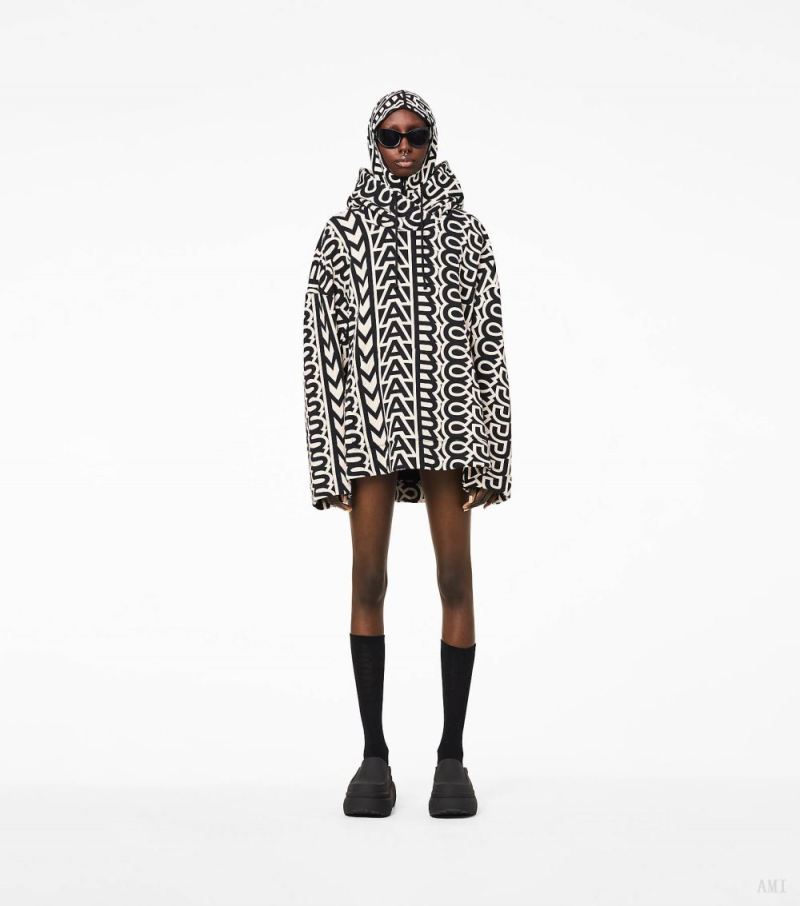 Marc Jacobs | The Monogram Oversized Hoodie - Black/Ivory