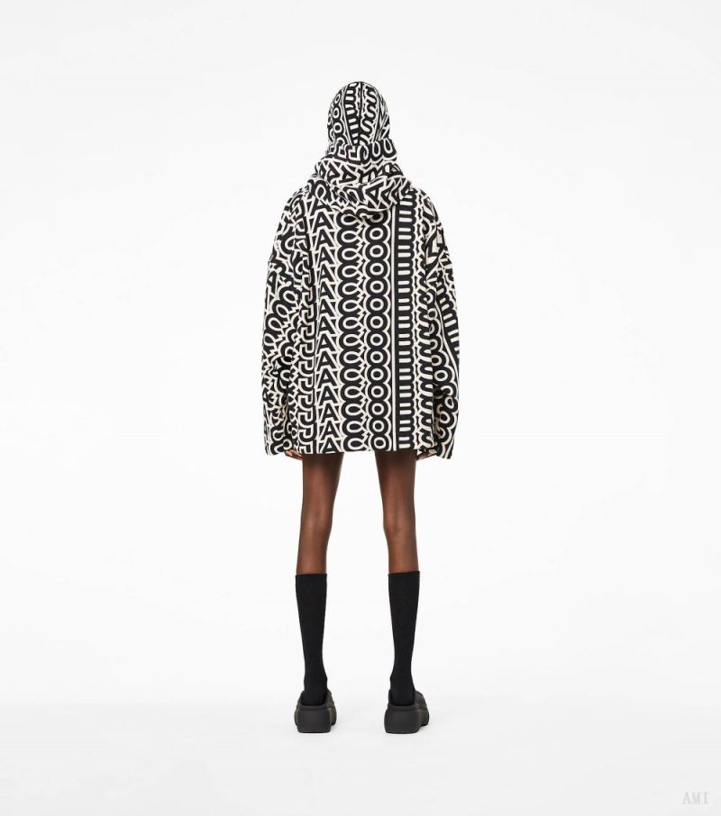 Marc Jacobs | The Monogram Oversized Hoodie - Black/Ivory