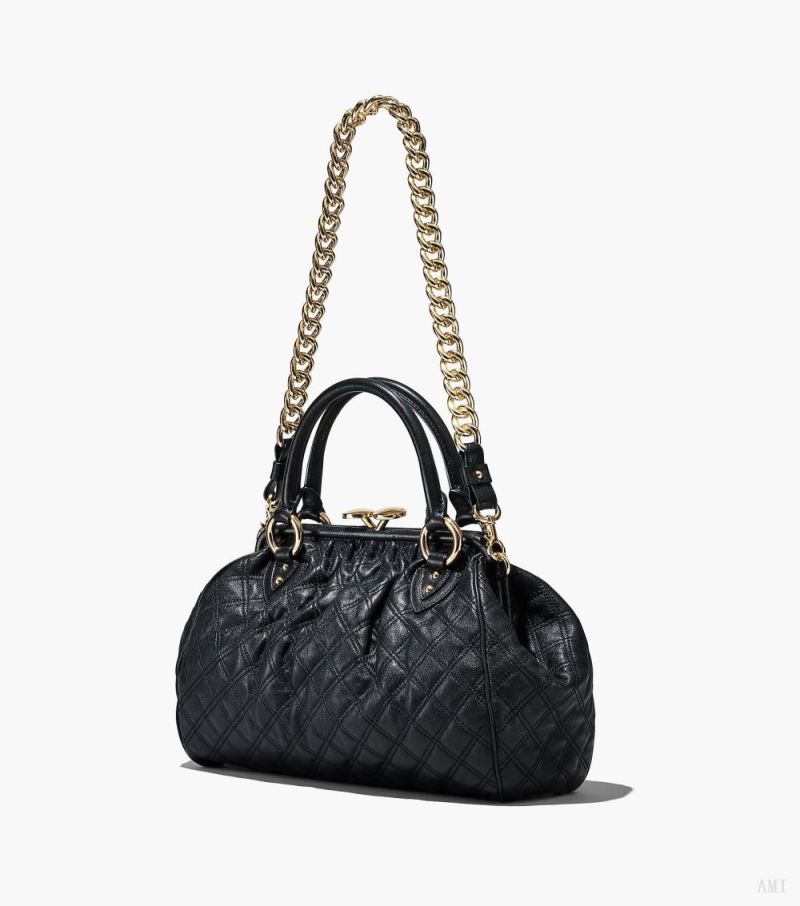 Marc Jacobs | Re-Edition Quilted Leather Stam Bag - Black