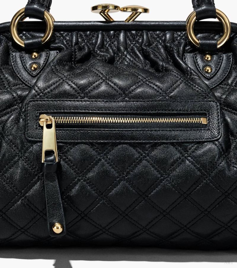 Marc Jacobs | Re-Edition Quilted Leather Stam Bag - Black