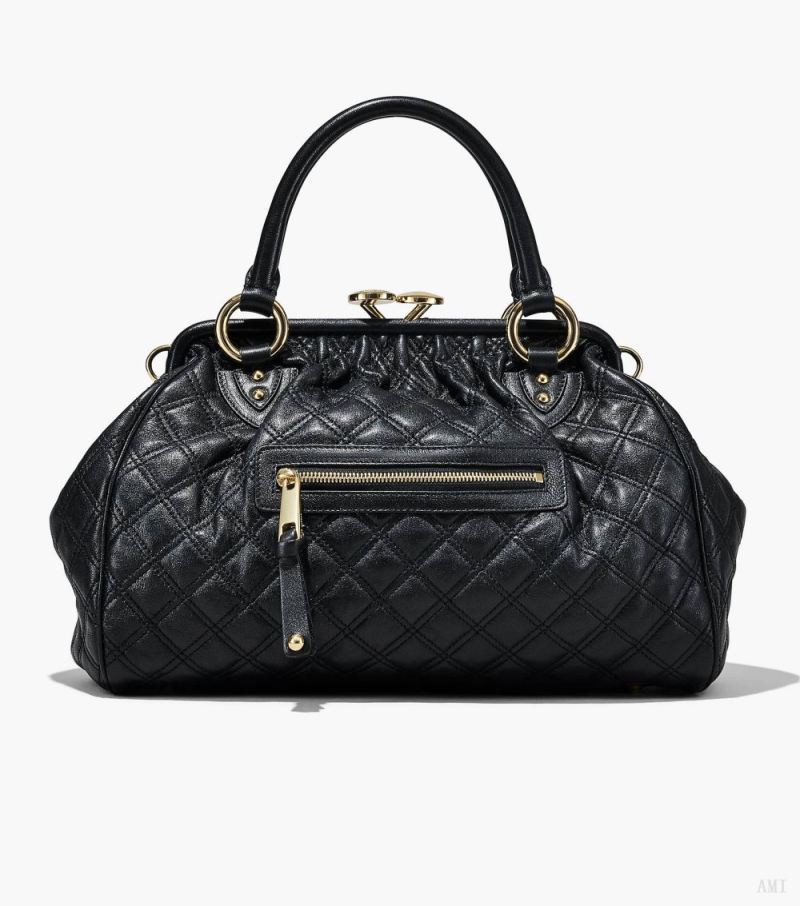 Marc Jacobs | Re-Edition Quilted Leather Stam Bag - Black