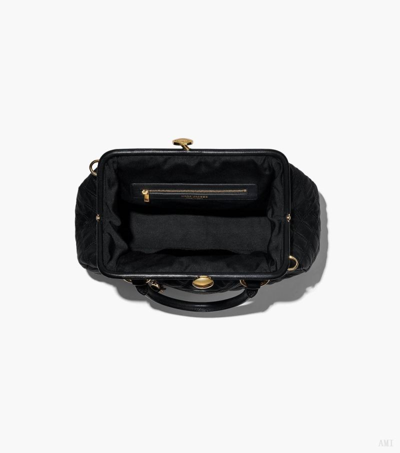 Marc Jacobs | Re-Edition Quilted Leather Stam Bag - Black