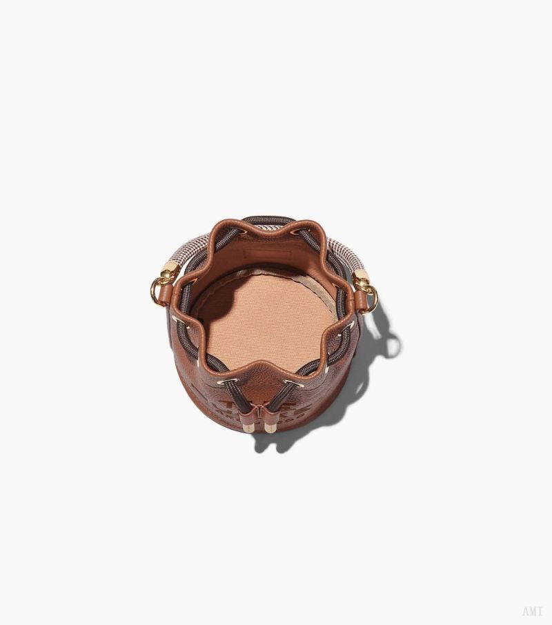 Marc Jacobs | The Leather Mini Bucket Bag - Argan Oil